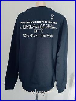 032c Berlin Printed Crew Black Sweater-Medium