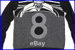 $1,295 Ralph Lauren Purple Label Mens Cashmere Black Runway RL Race Car Sweater