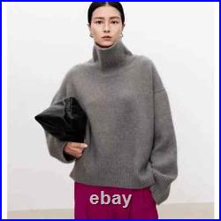 100% cashmere Sweater Women's Sweater Turtleneck Sweater