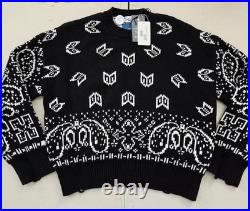 $1310 NWT Rhude Bandana Knit Sweater Size M Medium