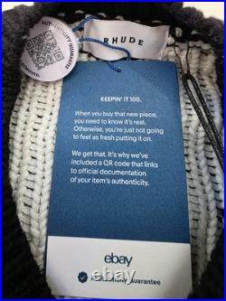 $1310 NWT Rhude Bandana Knit Sweater Size M Medium