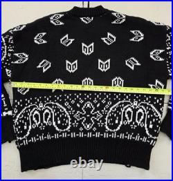 $1310 NWT Rhude Bandana Knit Sweater Size M Medium
