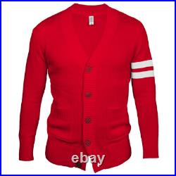 1950s Letterman Vintage Unisex Cardigan Boyfriend Button Sweater