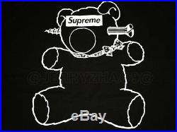 2015 S/s Supreme Cdg Box Logo Undercover Bear Crewneck Sweater Black M Medium
