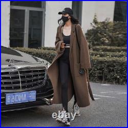 2023 Fashion loose fitting women's cardigan retro long sweater knitted jacket