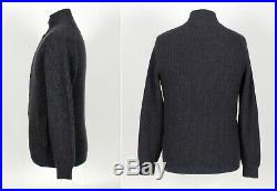 $2595 BRUNELLO CUCINELLI 100% CASHMERE Thick Cardigan Sweater Blue M Medium