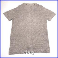 $425 Vayder Gianni Short Sleeve Knit Linen Sand Cuban Sweater Mens Size Medium