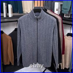 480g Thickened Wool Cardigan Men New Casual Thickened Warm Zipper Sweater Jacket 480g Thickened Wool Cardigan Men New Casual Thickened Warm Zipper Sweater Jacket