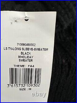 £495 Polo Ralph Lauren Men 100% Wool Rollneck Sweater Jumper Black NWT Medium