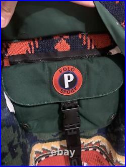 $798 Polo Sport Ralph Lauren Limited Edition Sportsman Aztec Pouch Knit Medium