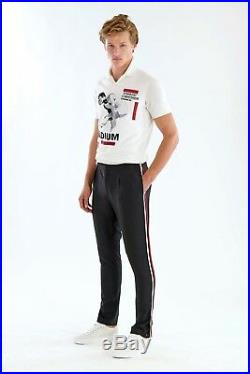 $895 Ralph Lauren Purple Label Gymnastic Limited Olympic Slim Polo Shirt Sweater