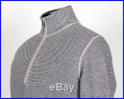 $935 LORO PIANA 100% CASHMERE Roadster Pull Light Sweater Blue 48 M Medium