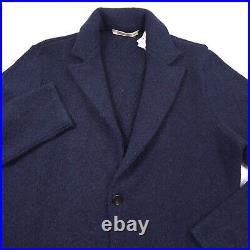 $995 Maurizio Baldassari Piquet Stitch Blue Sweater Jacket Mens Medium Italy 50