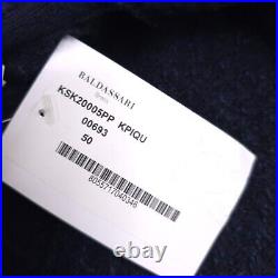 $995 Maurizio Baldassari Piquet Stitch Blue Sweater Jacket Mens Medium Italy 50