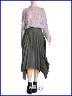 ACNE STUDIOS Kella Open Weave Cable Knit Sweater Purple Size M Orig. $410 NWT