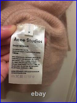 ACNE STUDIOS mohair jumper dusted pink size M BRAND NEW
