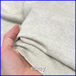 AG Adriano Goldschmied Italy 100% Wool Sweater Mens M Sample Line Beige