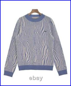 ALEX MULLINS Knitwear/Sweater WhitexBlue(Stripe Pattern) M 2200405004018
