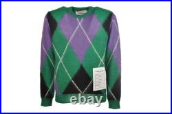 AMARANTO Men's Intense green Long-sleeve sweater