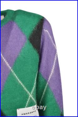 AMARANTO Men's Intense green Long-sleeve sweater