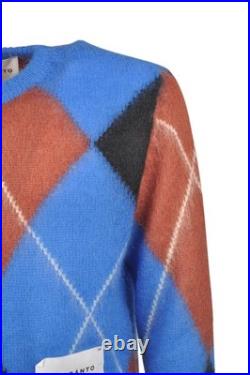 AMARANTO Men's Medium blue Long-sleeve sweater