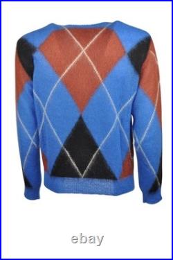 AMARANTO Men's Medium blue Long-sleeve sweater
