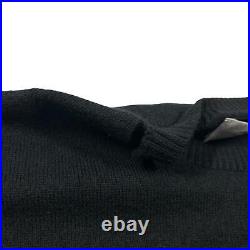 AMI Mens Merino Wool De Couer Crew Sweater Black Size M NEW RRP 240