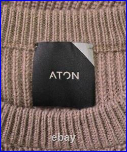 ATON Knitwear/Sweater Beige 2(Approx. M) 2200448729190