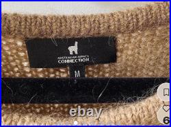 AUSTRALIA ALPACA CONNECTION Jumper Medium Camel Wool Knit Oversized Sweater