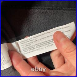 Abercrombie Fitch Sweater Mens Medium Gray Cotton Crew Neck Jumper Minimalist