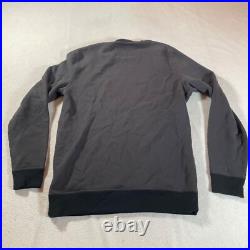 Abercrombie Fitch Sweater Mens Medium Gray Cotton Crew Neck Jumper Minimalist