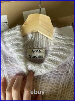 Acne Studios Pastel Ladder Mohair Jumper Sweater Size M