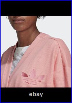 Adidas ADICOLOR HERITAGE NOW CARDIGAN Sweater Top Sweat Shirt Women size UK 12