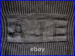 Aje Australia Women's Designer Black Cotton Knit Sweater Jumper Size Medium