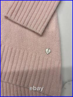 Alessandra Cashmere Turtle Neck Sweater Jumper In Pink