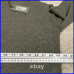 All Saints Tara Jumper Cashmere & Wool Sweater Military Green Size Medium $350