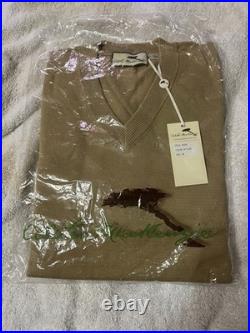 Allister McKenzie Men's Camel V-Neck Sweater