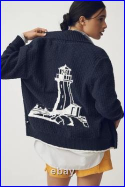 Anthropologie The Normal Brand Lighthouse Cardigan Sweater (Size M) NWT