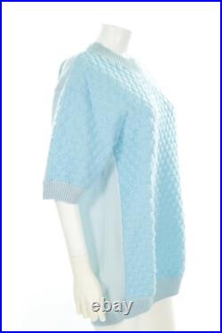 Antonio Marras 120808 Womens Blue Short Sleeve Pullover Sweater Size Medium