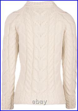 Aran Woollen Mills Ladies Supersoft Merino Aran Pullover Aran Woollen Mills Ladies Supersoft Merino Aran Pullover