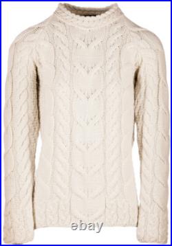 Aran Woollen Mills Ladies Supersoft Merino Aran Pullover Aran Woollen Mills Ladies Supersoft Merino Aran Pullover