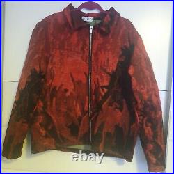 Athopyk Designer Red Woven Jacket (Similar to Knitwrth Clothing)