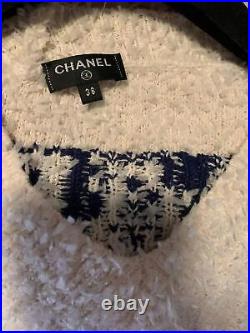 Auth Chanel 2019 CC Logo Knit Sweater Size38 Us6