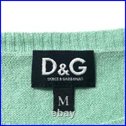 Auth D&G Light Green Women's Sweater