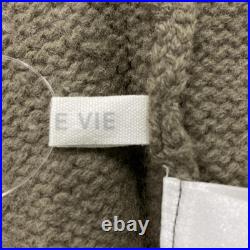 Auth GALERIE VIE Gray Beige Women's Sweater Auth GALERIE VIE Gray Beige Women's Sweater