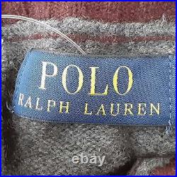 Auth POLO by RalphLauren Dark Gray Navy Multi Men's Sweater