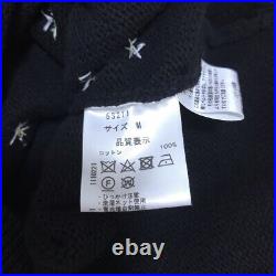 Auth SEVEN TEN by MIHO KAWAHITO Black White Yellow Women's Sweater