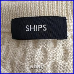 Auth SHIPS Cream Men's Sweater