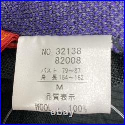 Auth YORKLAND Dark Gray Dark yellow Multi Women's Sweater