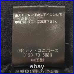 Auth nano universe Navy Black Women's Sweater Auth nano universe Navy Black Women's Sweater